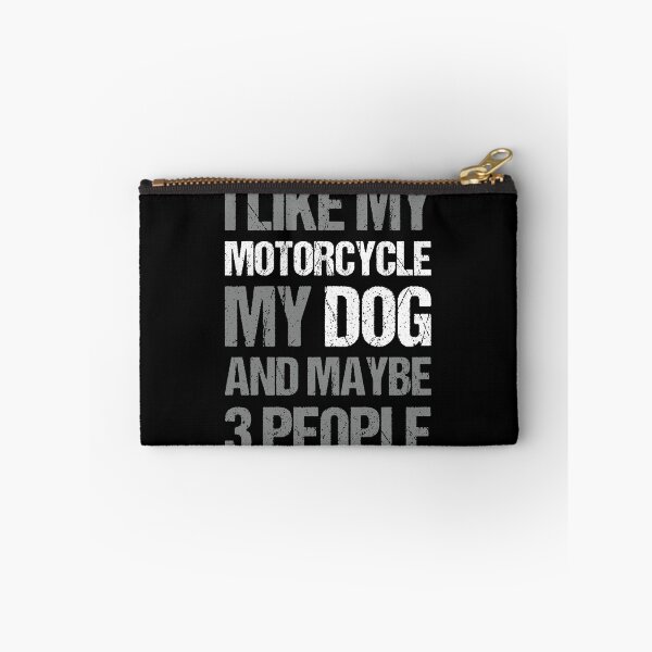 Item preview, I Like My Motorcycle My Dog and Maybe 3 People Funny Biker designed and sold by JRRTs.