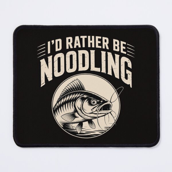 Item preview, Catfish Noodling - Id Rather Be Noodling - Catfish Grabbing designed and sold by silladive.