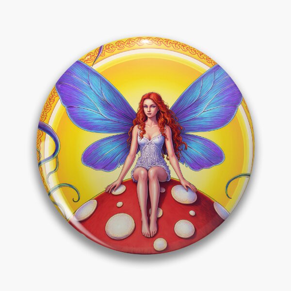 Item preview, Fairy on Mushroom, Psychedelic  designed and sold by MultiTrinkets.