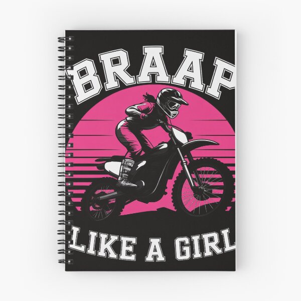 Item preview, Braap Motorcycle Girl Motocross Dirt Bike designed and sold by silladive.