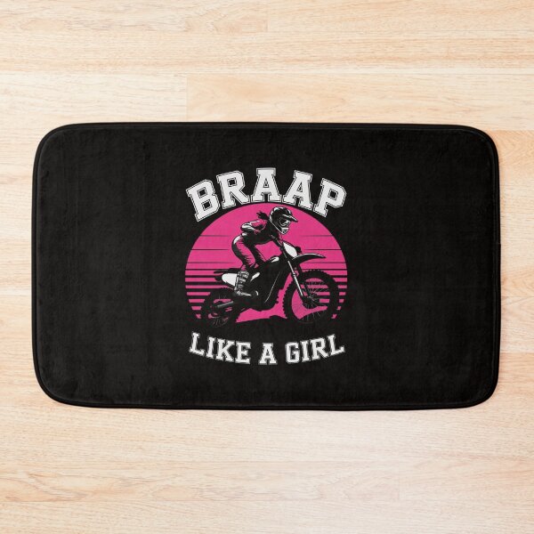 Item preview, Braap Motorcycle Girl Motocross Dirt Bike designed and sold by silladive.