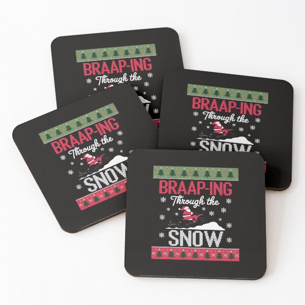 Item preview, Braaap-ing Through The Snow Ugly Motocross Christmas designed and sold by silladive.