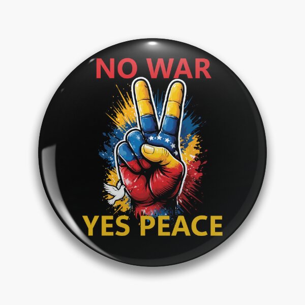 Item preview, No War Yes Peace Supporter Venezuela Flag Colors Anti Wars designed and sold by wtfbba.