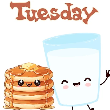 Artwork thumbnail, Cute Tuesday Breakfast Friends by RanoStore