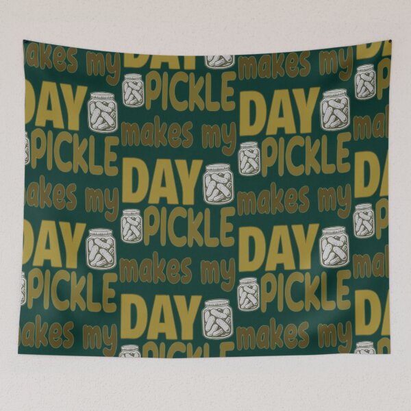 Item preview, Pickle Makes My Day Jar Art designed and sold by DNC1134.