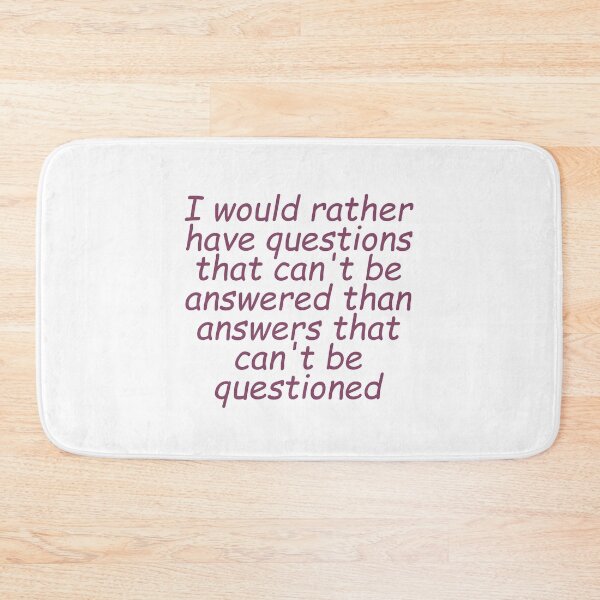 Item preview, It's always good to have questions on the table designed and sold by fristsmokie.