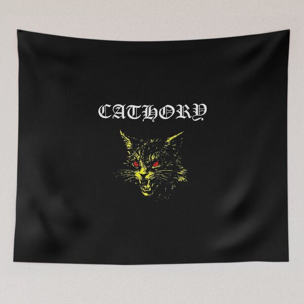 Item preview, Cathory - Yellow Cat yellow goat bathory spoof designed and sold by Dollycat Industries.