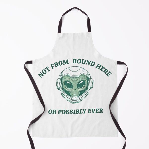 Item preview, Not From Round Here Alien Illustration designed and sold by Senkov.