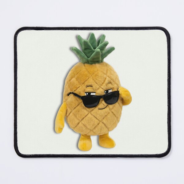 Item preview, Sir Spike Cool Pineapple - Boss Smirk Kawaii Plushmoji designed and sold by Velvet Studio | Sailguga.