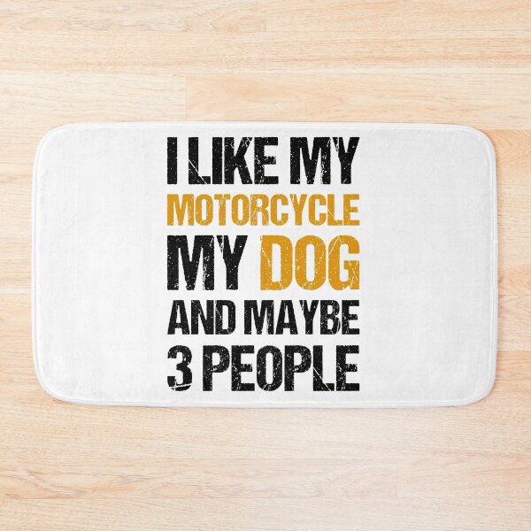 Item preview, I Like My Motorcycle My Dog and Maybe 3 People Funny Biker designed and sold by JRRTs.