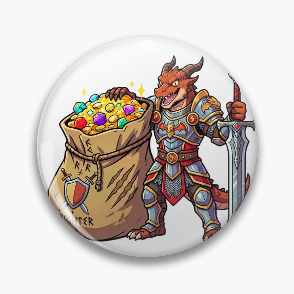 Item preview, Dragonborn Fighter: Warrior's Hoard designed and sold by SkinnyFlatWhite.