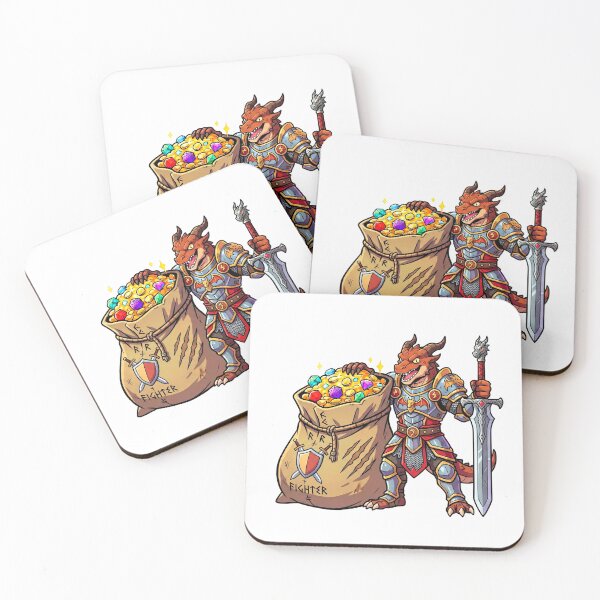 Item preview, Dragonborn Fighter: Warrior's Hoard designed and sold by SkinnyFlatWhite.