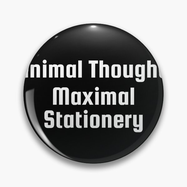 Item preview, Minimal Thoughts, Maximal Stationery designed and sold by Ninjacatoff.