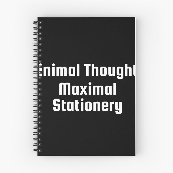 Item preview, Minimal Thoughts, Maximal Stationery designed and sold by Ninjacatoff.