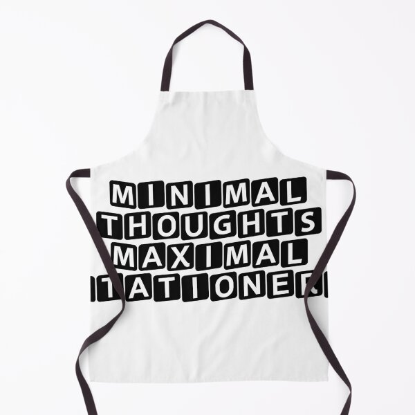 Item preview, Minimal Thoughts, Maximal Stationery designed and sold by Ninjacatoff.