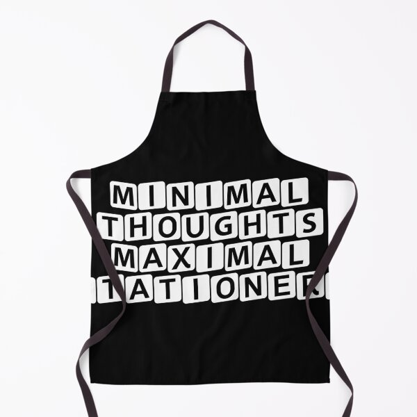 Item preview, Minimal Thoughts, Maximal Stationery designed and sold by Ninjacatoff.