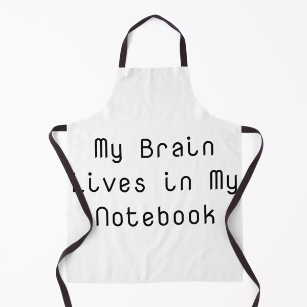 Item preview, My Brain Lives in My Notebook designed and sold by Ninjacatoff.