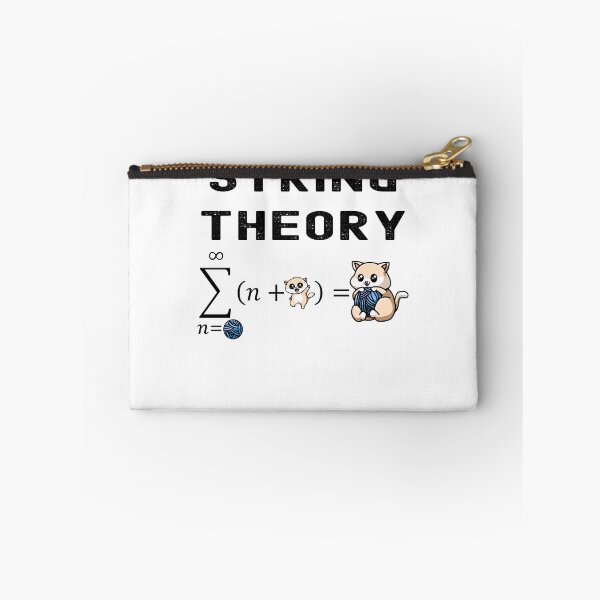 Item preview, Funny Nerdy String Theory Sigma n=Ball (n+Kitty) Physics Science Teacher Black Text designed and sold by MathWare MathClips.