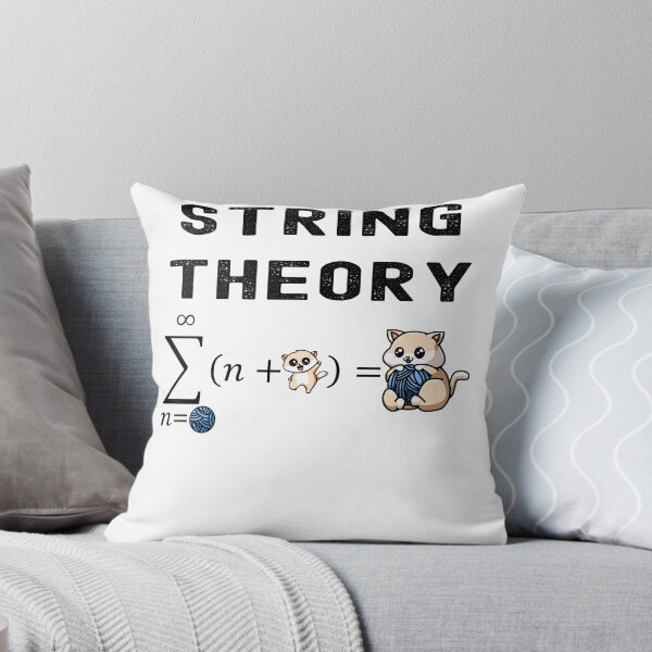 Item preview, Funny Nerdy String Theory Sigma n=Ball (n+Kitty) Physics Science Teacher Black Text designed and sold by MathWare MathClips.