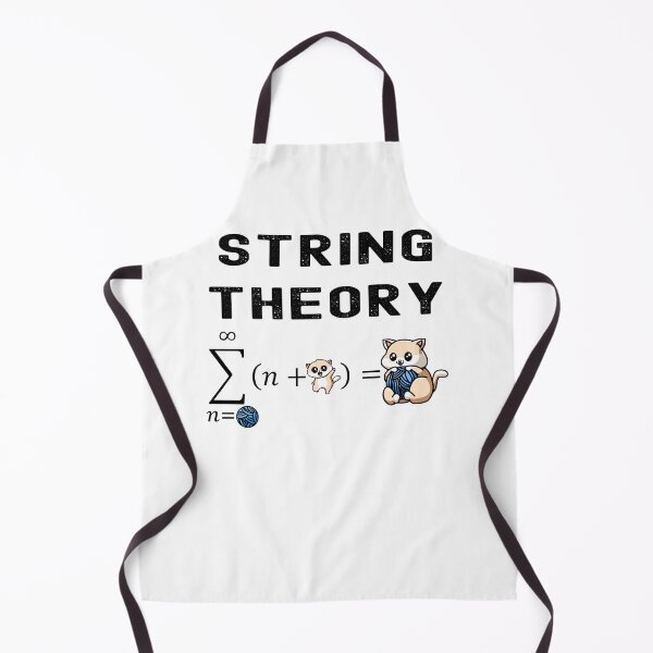 Item preview, Funny Nerdy String Theory Sigma n=Ball (n+Kitty) Physics Science Teacher Black Text designed and sold by MathWare MathClips.
