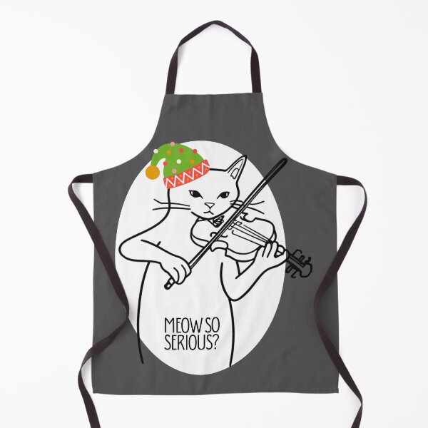 Item preview, Cat Violinist – Meow So Serious? Christmas Edition. designed and sold by MirAgi.