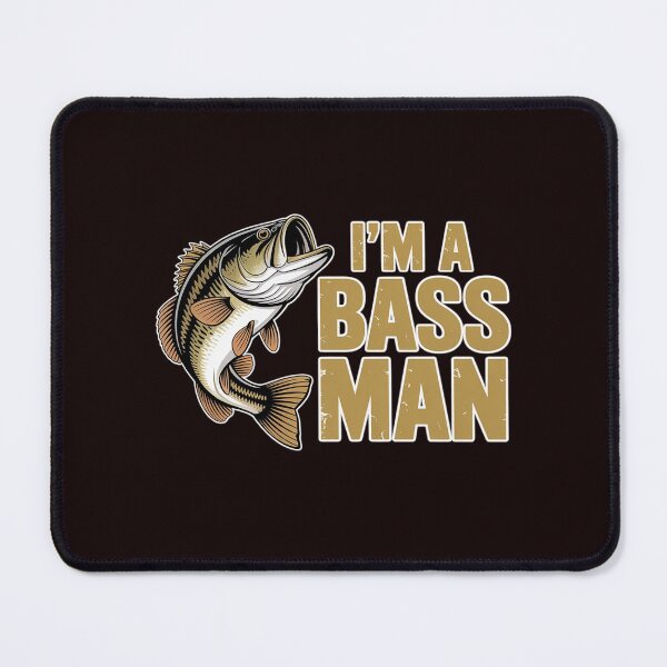 Item preview, Bass Fishing Angling Mam Black Fish Fisherman Sport designed and sold by hettingerchaim.
