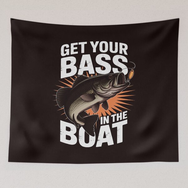 Item preview, Bass Fishing Angling Fisherman Sport Black Fish designed and sold by hettingerchaim.