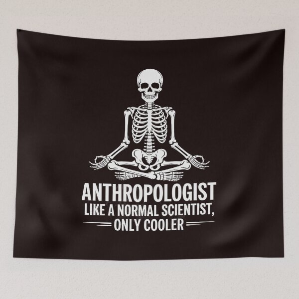 Item preview, Anthropology Yoga Skeleton Anthropologist designed and sold by hettingerchaim.