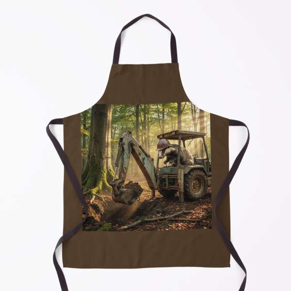 Item preview, Badger Digs His Burrow Under a Beech Tree designed and sold by Tridentulus.