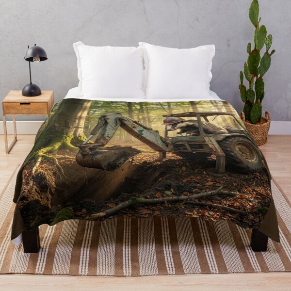 Item preview, Badger Digs His Burrow Under a Beech Tree designed and sold by Tridentulus.