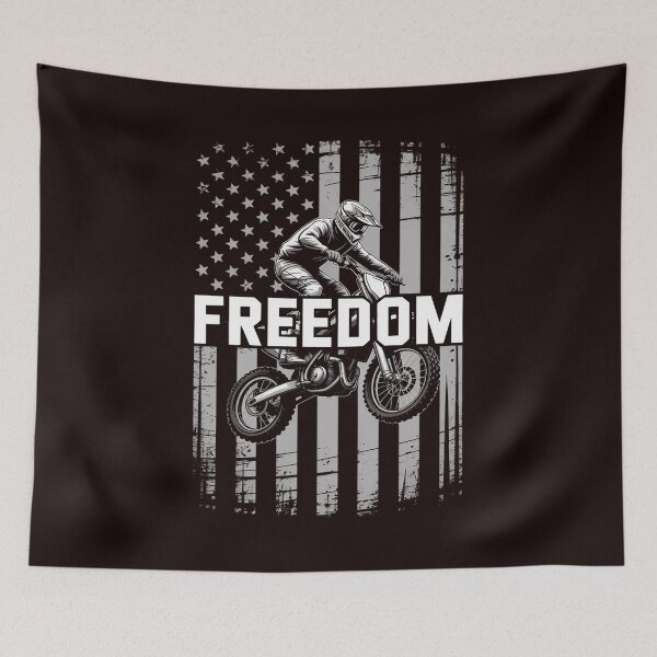Artikelvorschau, Amerikanische Flagge Dirt Bike Motocross entworfen und verkauft von hettingerchaim.