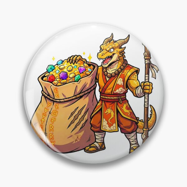 Item preview, Dragonborn Monk: Ki Point Stash designed and sold by SkinnyFlatWhite.