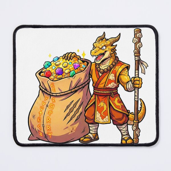 Item preview, Dragonborn Monk: Ki Point Stash designed and sold by SkinnyFlatWhite.