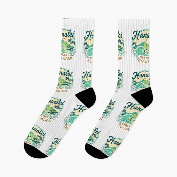 Item preview, Hanalei HI Unrushed Feels Natural Tee | Hawaii Island Lifestyle Aesthetic Apparel | Tropical Aloha Vibe Gift designed and sold by FitEnvy.