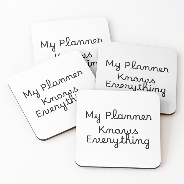 Item preview, My Planner Knows Everything designed and sold by Ninjacatoff.