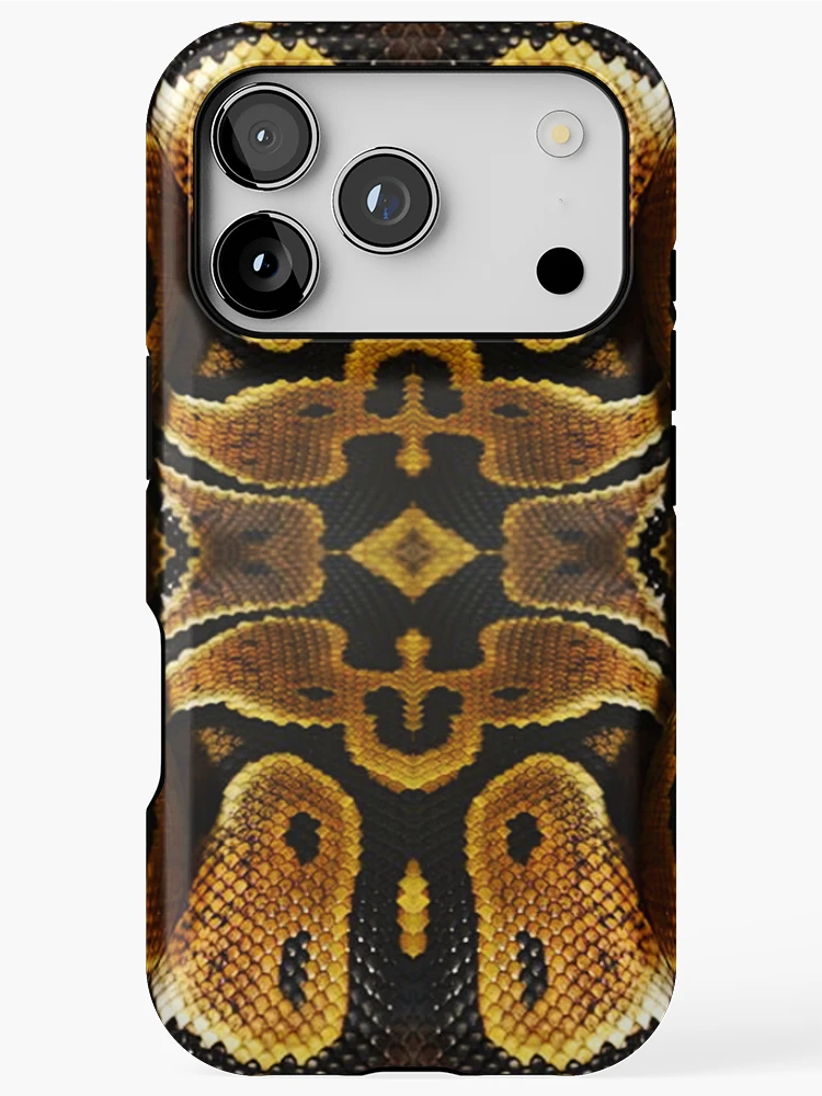 Thumbnail 1 of 4, iPhone Case, Ball Python Pattern designed and sold by MoodyMuseArt.