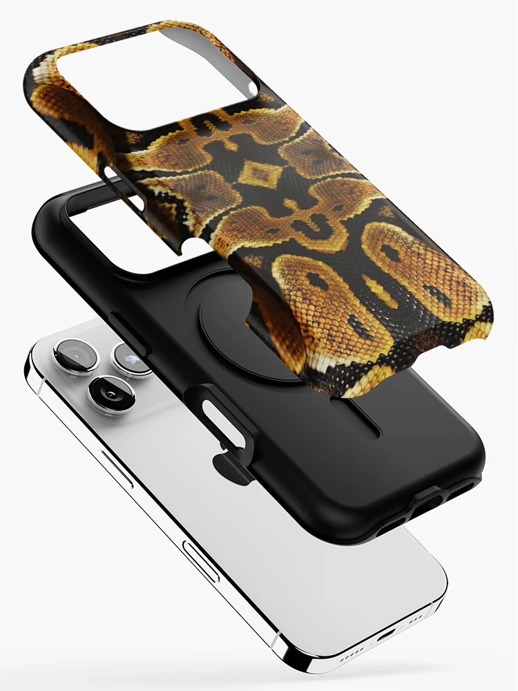 Thumbnail 2 of 4, iPhone Case, Ball Python Pattern designed and sold by MoodyMuseArt.
