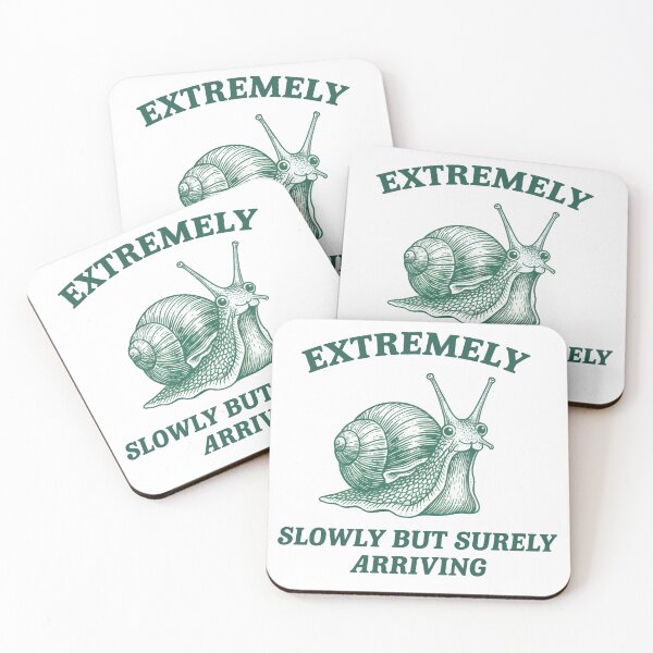 Item preview, Extremely Slowly But Surely Arriving Snail Illustration designed and sold by Senkov.