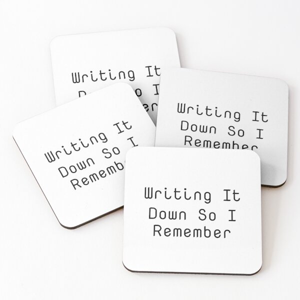 Item preview, Writing It Down So I Remember designed and sold by Ninjacatoff.