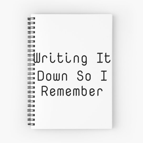Item preview, Writing It Down So I Remember designed and sold by Ninjacatoff.