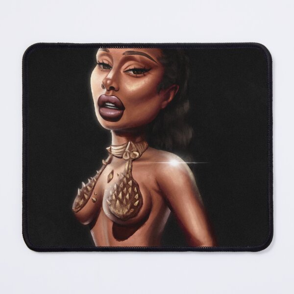 Item preview, Meg Thee Stallion – Cobra Hyperrealistic Portrait designed and sold by Jazire Nakitende.