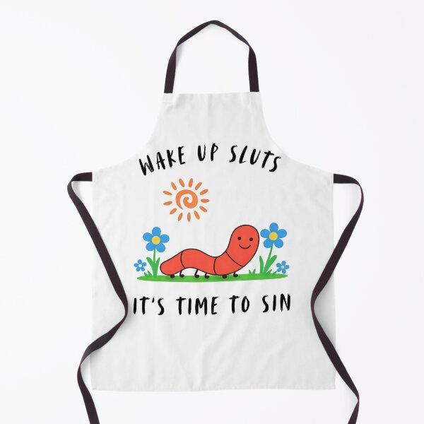 Item preview, Wake Up Sluts It's Time To Sin. funny animal shirt meme graphic tee sarcastic designed and sold by Black & Aura .