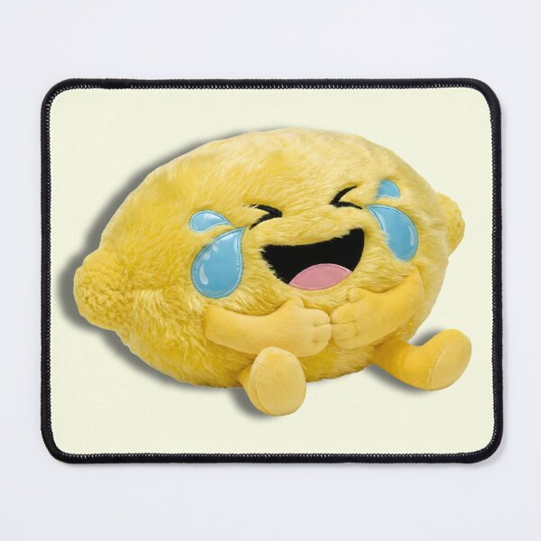 Item preview, Lollem ROFL Lemon - Laughing Kawaii Shaggy Plushmoji designed and sold by Velvet Studio | Sailguga.