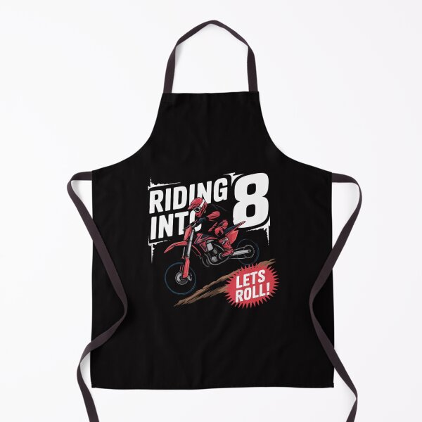 Item preview, 8th Birthday Motor Cross, Dirt Bike, Birthday Riding Into 8 designed and sold by demarioTTS.