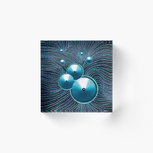 Item preview, Satén azul con lentejuelas - Diseño abstracto dramático - Lentejuelas y bordado designed and sold by Lycanth.