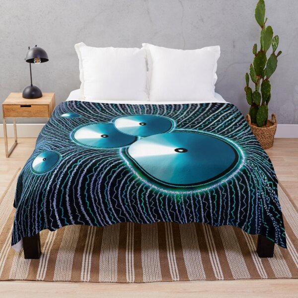 Item preview, Sequintessential Satin Blue - Dramatic Abstract Design - Sequins and Embroidery designed and sold by Lycanth.