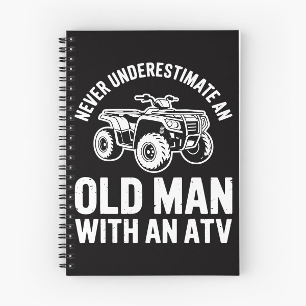 Item preview, Never Underestimate Old With ATV Man Dirt Quad Four Wheeler designed and sold by demarioTTS.