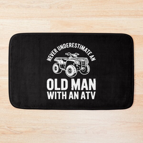 Item preview, Never Underestimate Old With ATV Man Dirt Quad Four Wheeler designed and sold by demarioTTS.