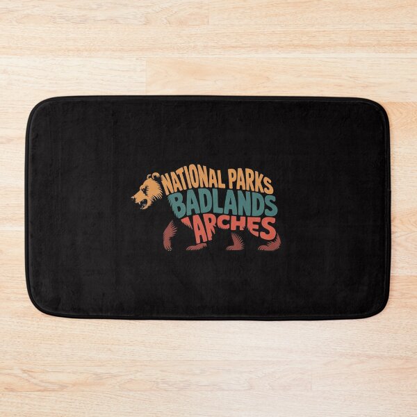Item preview, National Parks USA List Word Cloud Bear Camping & Hiking designed and sold by demarioTTS.