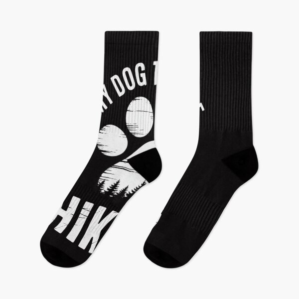 Item preview, My Dog Takes Me Hiking Paw Print Camping & Backpacking designed and sold by demarioTTS.